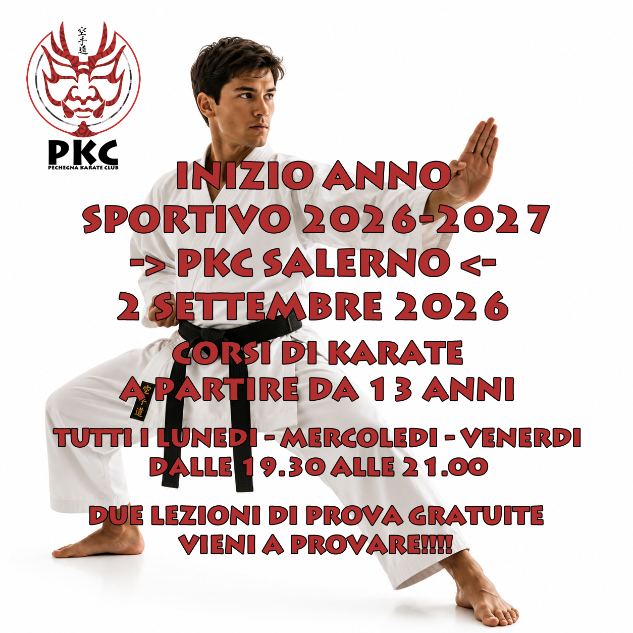 INIZIO CORSI 2026/2027
